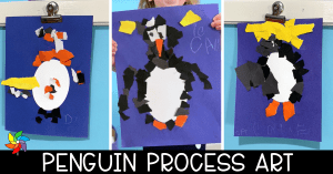 Penguin Process Art
