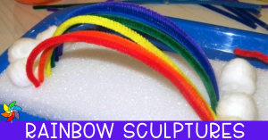 rainbow sculptures