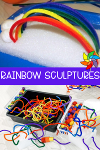 rainbow sculptures pinterest