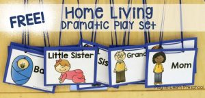 Free Dramatic Play Home Living Printables