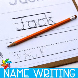 name writing activities