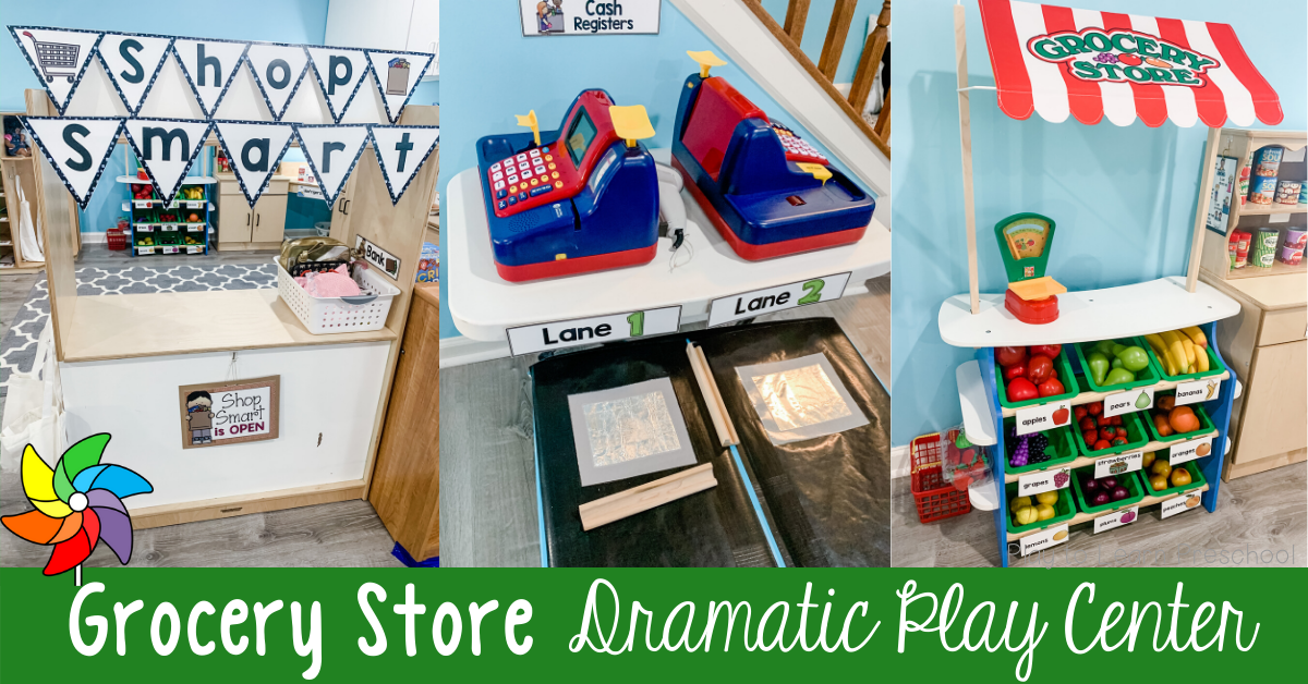 Grocery Store Dramatic Play Center For Preschoolers