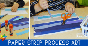 paper strip process art