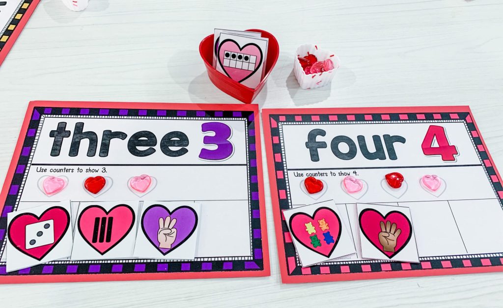 valentine counting game