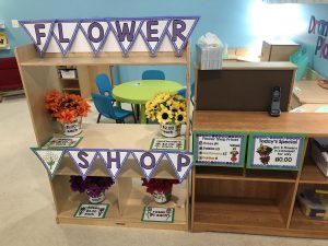 Flower Shop Dramatic Play Center for Preschoolers