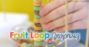 Fruit Loop Graphing Preschool Math