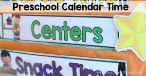 Preschool Calendar Time