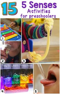 5 Senses for Preschoolers