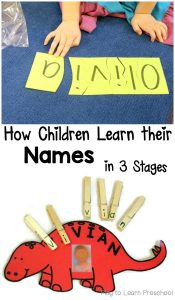 Learning Names in 3 Stages