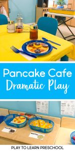 Pancake Cafe Dramatic Play