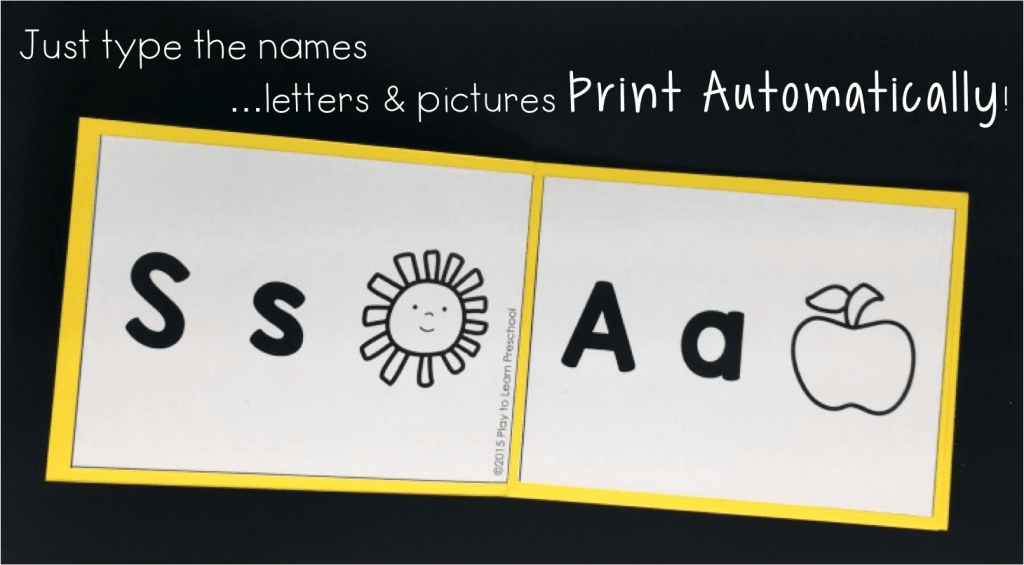 Name Books: Printable, Personalized Letter Practice
