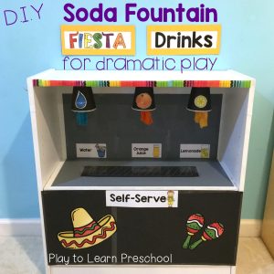 Soda Fountain for Dramatic Play