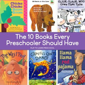 10 Books Every Preschooler Should Have