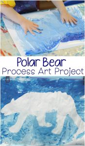 Polar Bear Preschool Painting