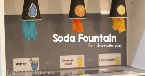 Soda Fountain Dramatic Play