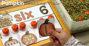 pumpkin counting mats