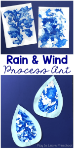 Rain and Wind Process Art