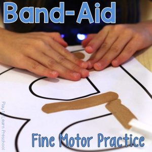 Fine Motor Band Aid