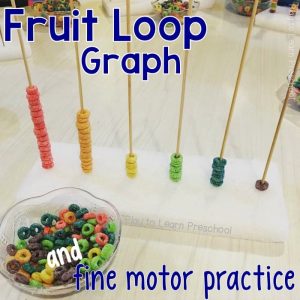 Fine Motor Fruit Loop Graph