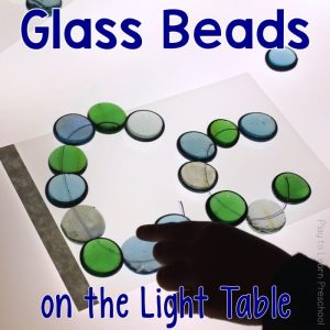 Light Table Glass Beads