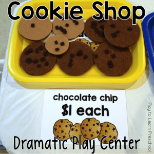 Dramatic Play Cookie Shop Bakery