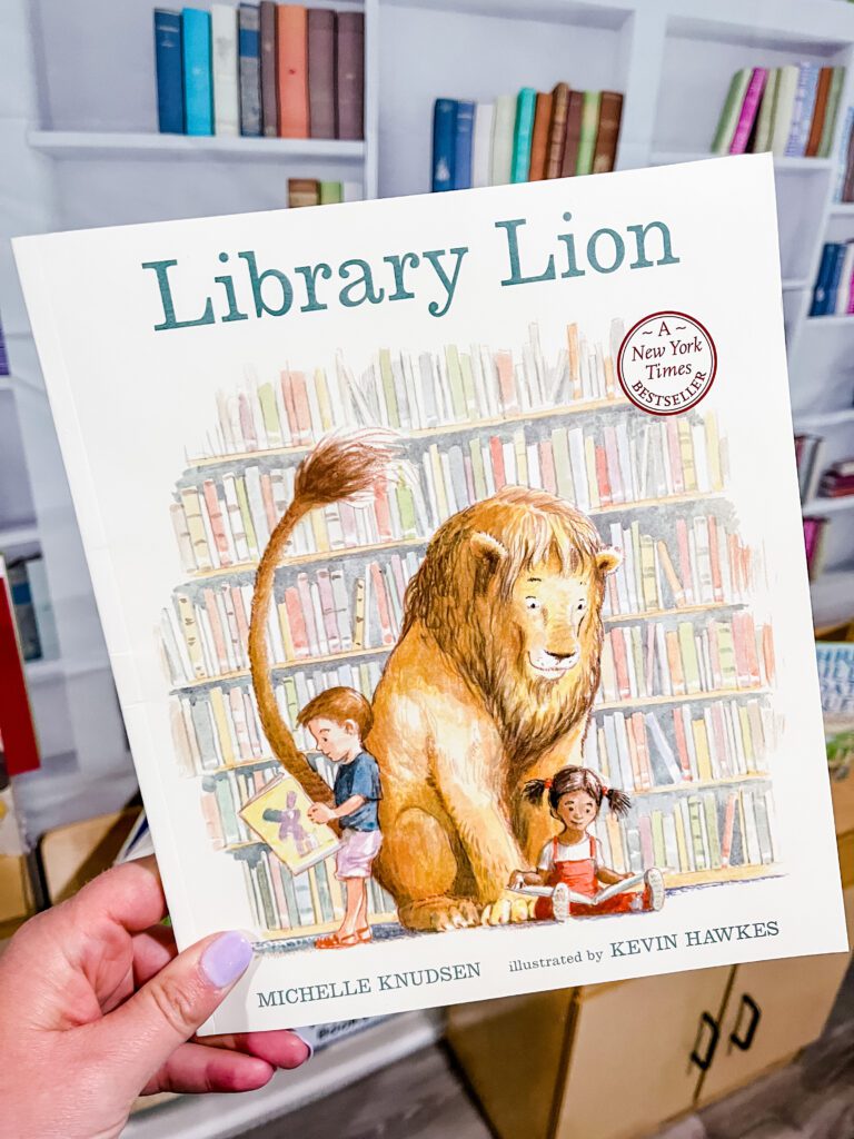 Library Lion preschool book