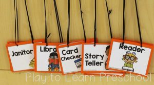 Library Dramatic Play Jobs