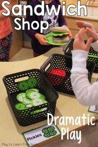 Dramatic Play Sandwich Shop