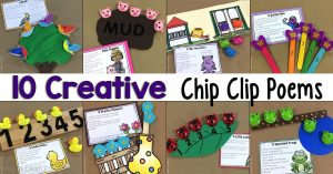 Free Printable Chip Clip Rhymes for Preschoolers
