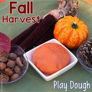 Fall Harvest Autumn Play Dough