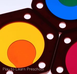 Color Theory Activities on the Light Table
