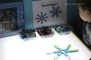 Design Snowflakes on the Light Table