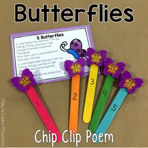 Butterfly Chip Clip Poem