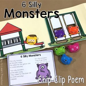 Monster Chip Clip Poem