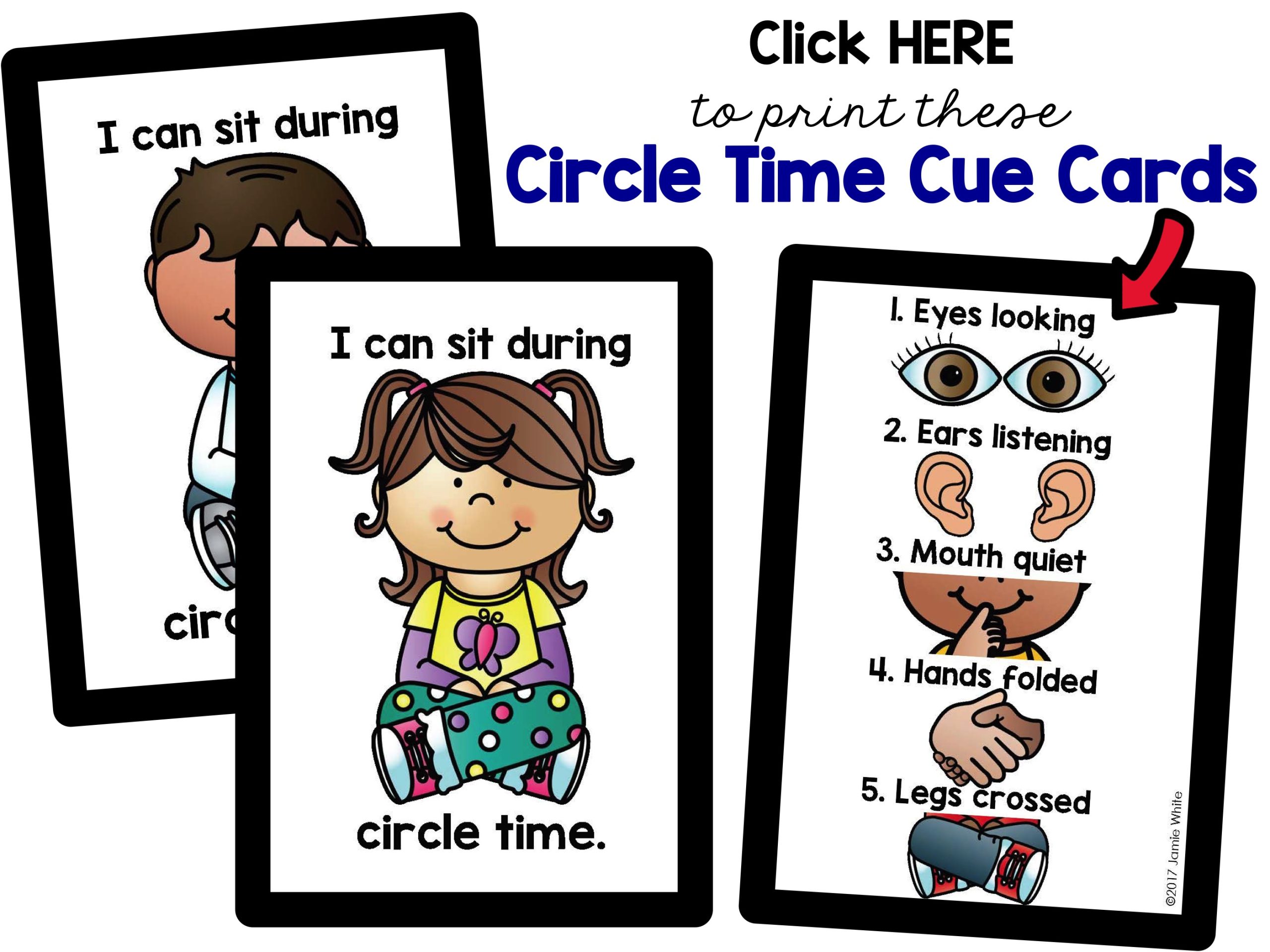 Visual Cue Cards Behavior Help and Tips for Preschool Play to Learn
