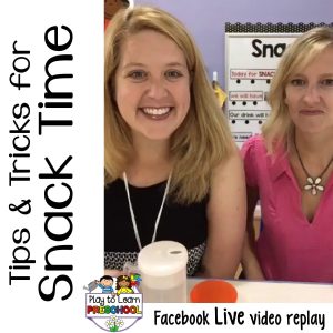 Classroom Snack Time Tips and Tricks