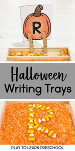 Halloween Writing Trays
