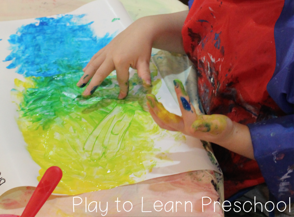 Explore Color Theory with Paint Preschool Art