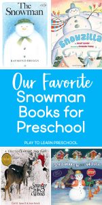 Snowman Books to read aloud to preschoolers
