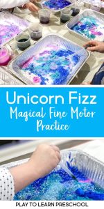 Unicorn Fizz Fine Motor Art Pre-Writing Practice