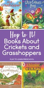 Grasshopper and Cricket Books for Preschoolers