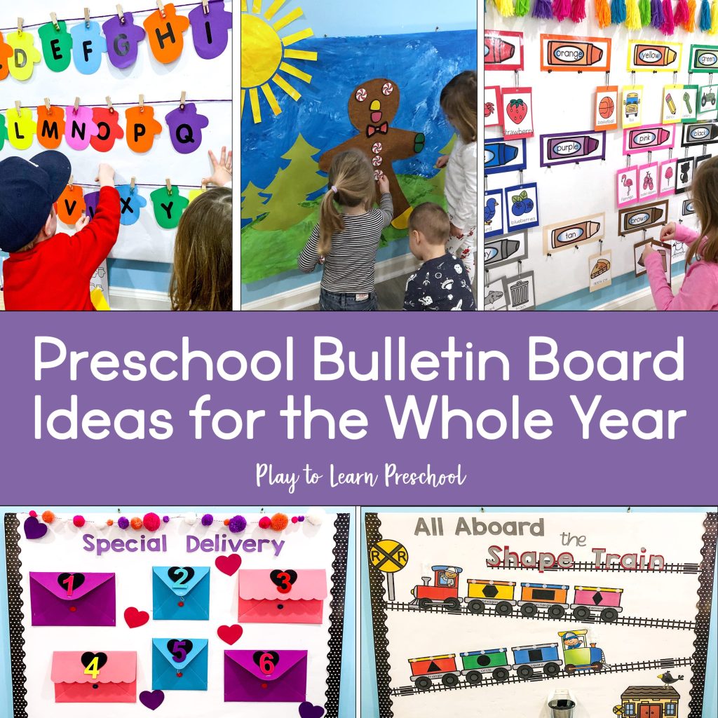 Interactive Bulletin Board Ideas for Preschool