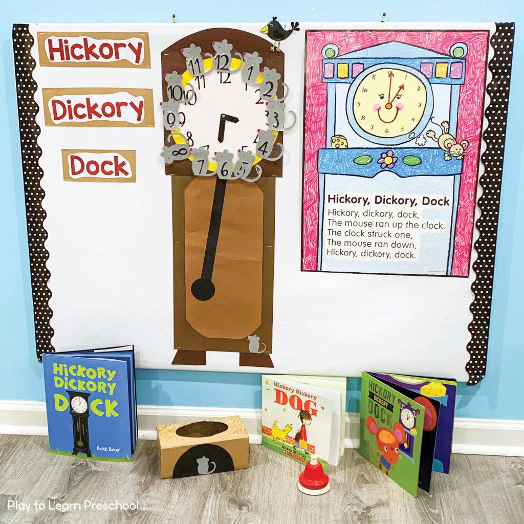 Nursery Rhyme Interactive Bulletin Board for Preschoolers