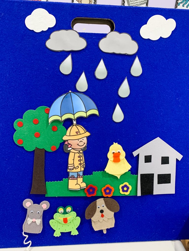 Rain on the Green Grass: Spring Poem for Preschoolers