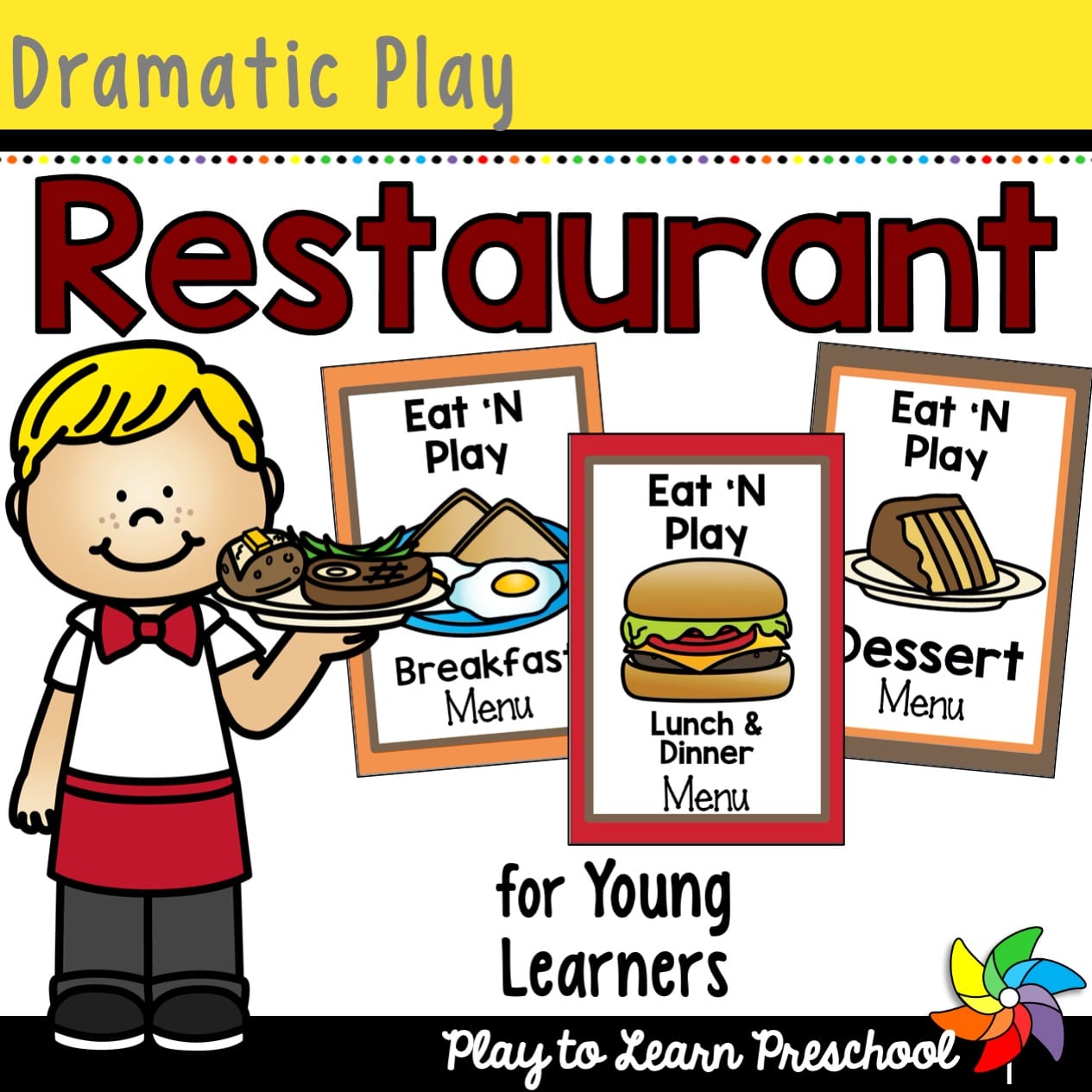 Restaurant Dramatic Play Center For Preschoolers