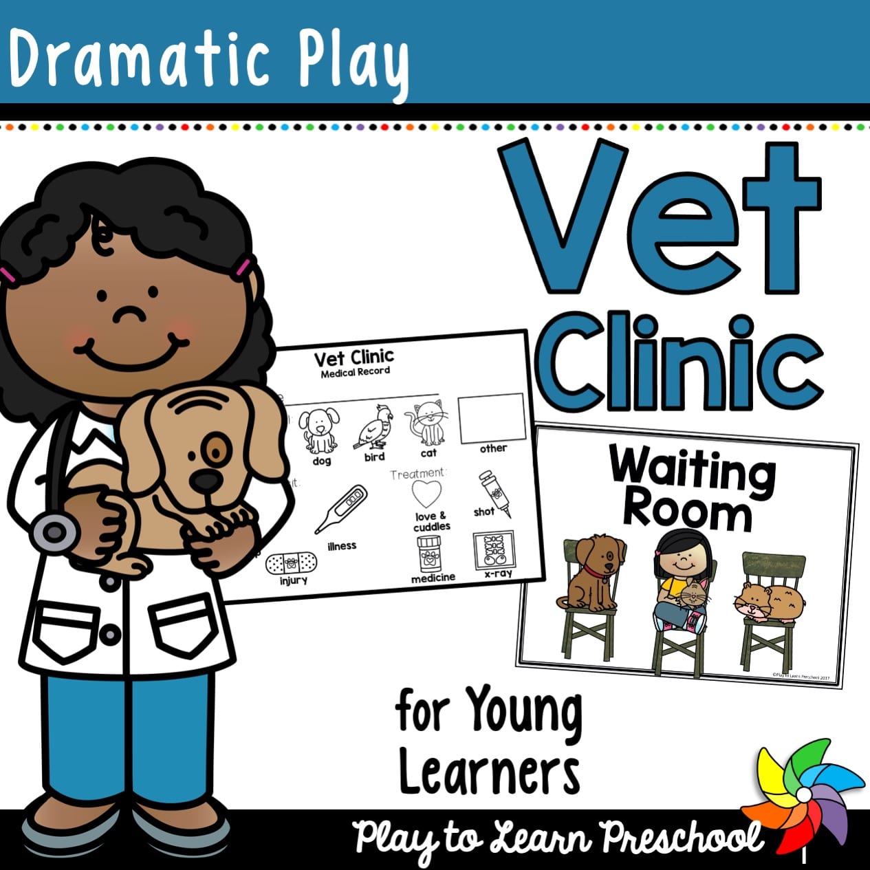 Vet Clinic Hospital Dramatic Play Center For Preschool Students