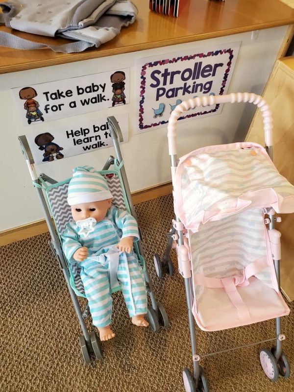 Baby Doll Nursery Dramatic Play Center for Preschoolers