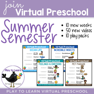 Summer Virtual Preschool