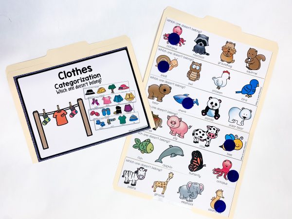 File Folder Games for Pre-K Morning Work