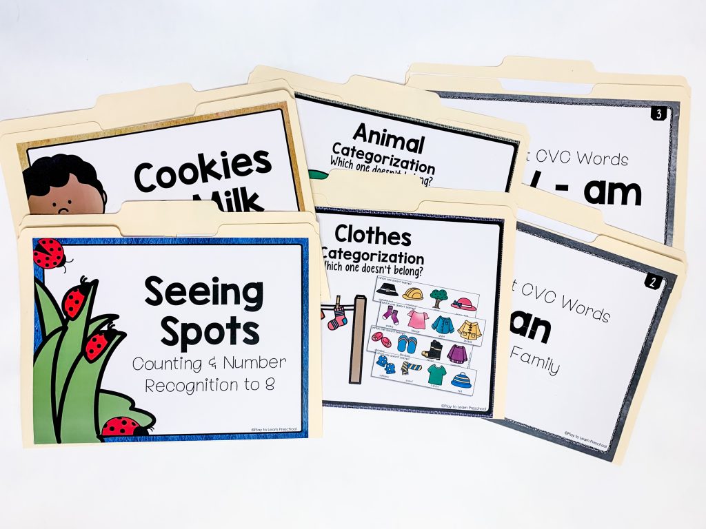 Don’t Lose Your Head Color words literacy Centers File Folder Games Kindergarten
